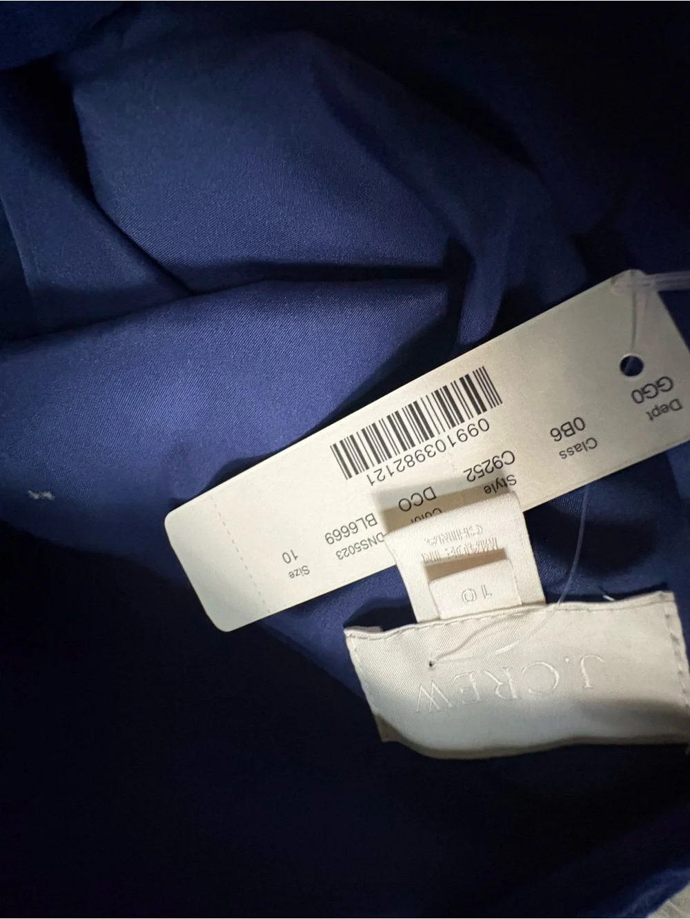 J. Crew Deep Blue Pleated Maxi Skirt
